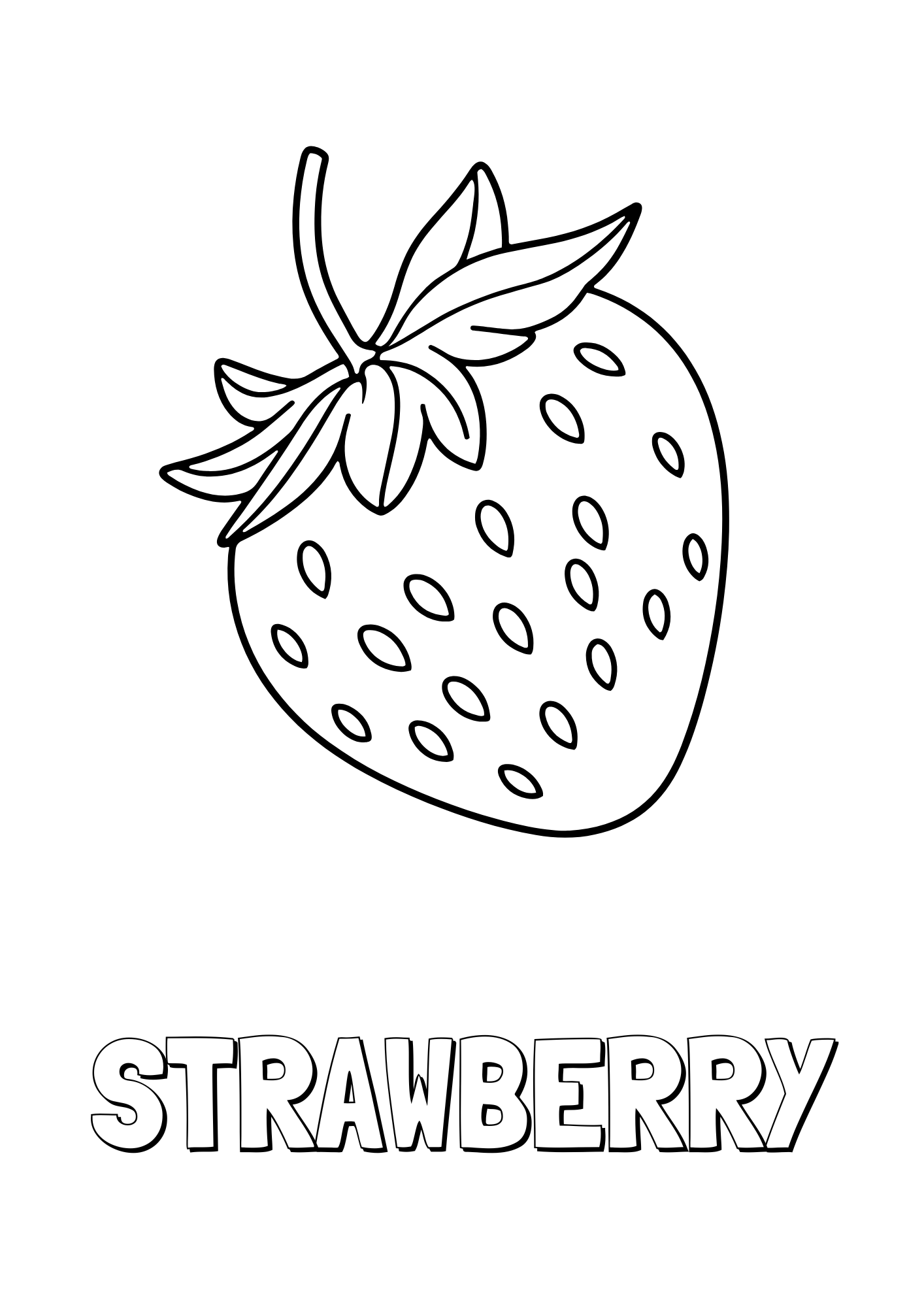 Fruits & Veggies Drawing